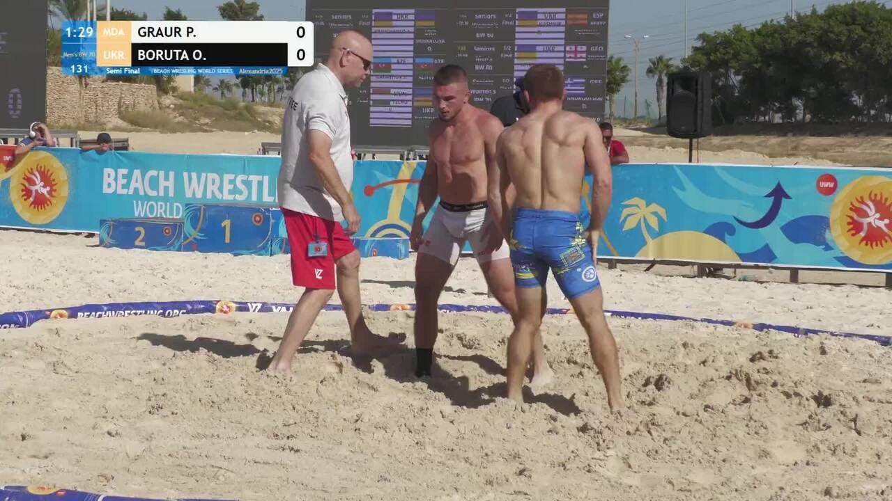 Pavel GRAUR (MDA) vs. Oleksii BORUTA (UKR) • Semi Final • Men's BW 70Kg