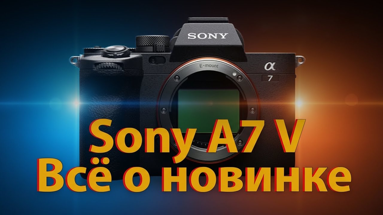 [🔴LIVE🔴] Sony a7 V. Презентация ОНЛАЙН и обзоры