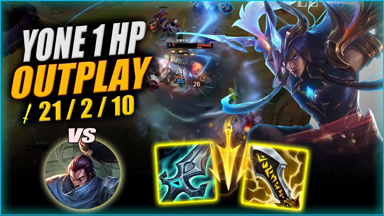 BIG D | YONE VS YASUO - INSANE 1 HP OUTPLAY
