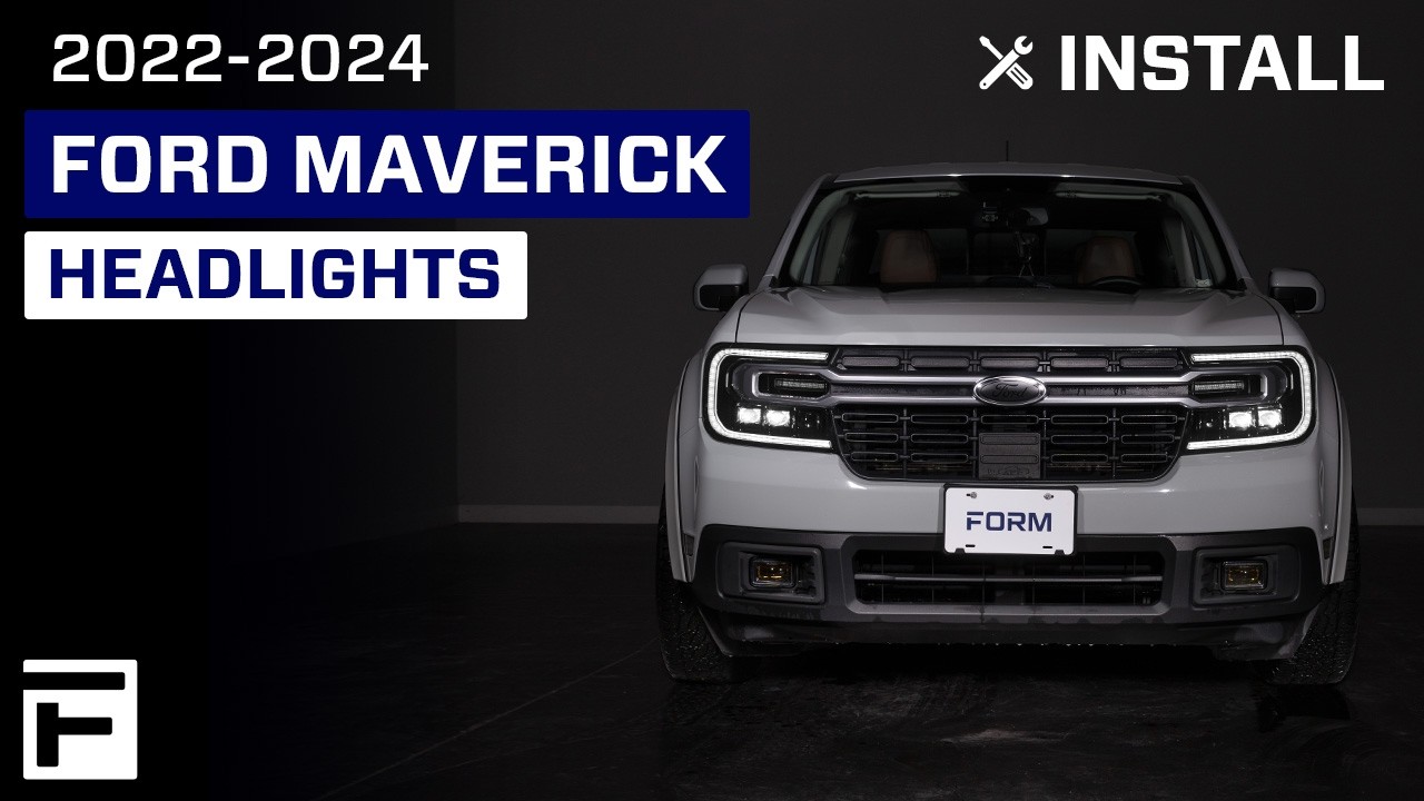 How to: Install 2022-2024 Ford Maverick LED Headlights | FORM Lighting