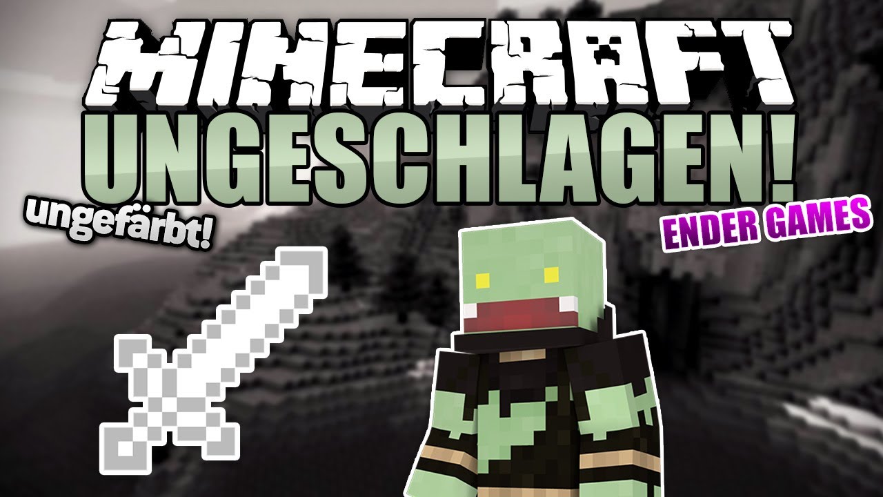 UNGEFÄRBT Challenge! - Minecraft UNGESCHLAGEN #30 | ungespielt