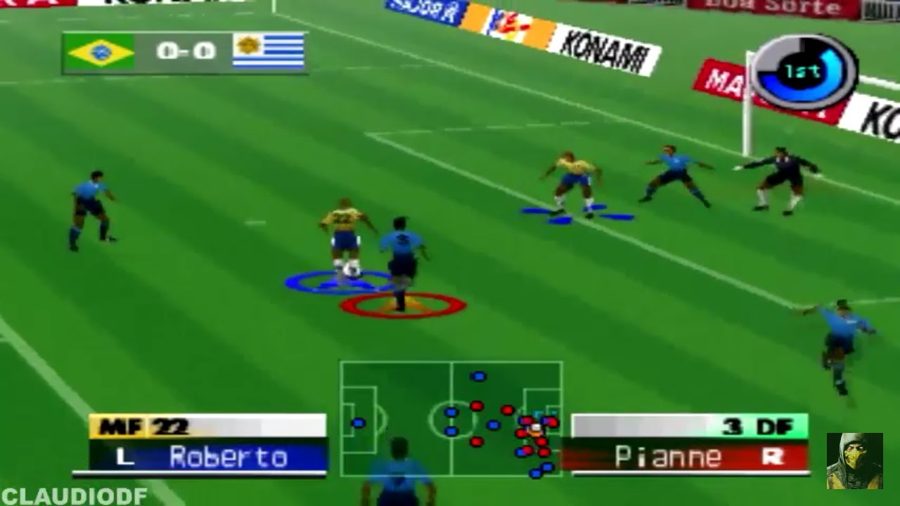 International Superstar Soccer 2000 (N64) BRAZIL vs URUGUAY [Newbie/TAS]