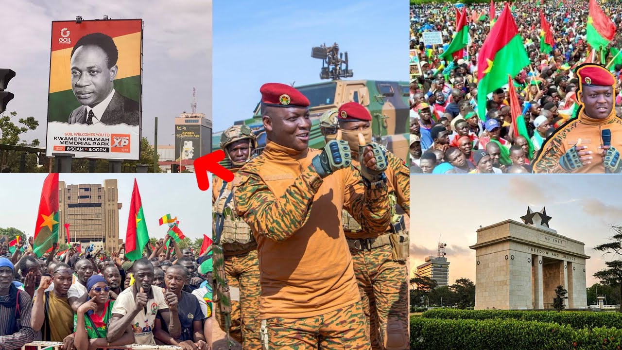 Ibrahim Traore Surprisingly joins Millions of Ghanaians in a Massive walk on AU day in solidarity…
