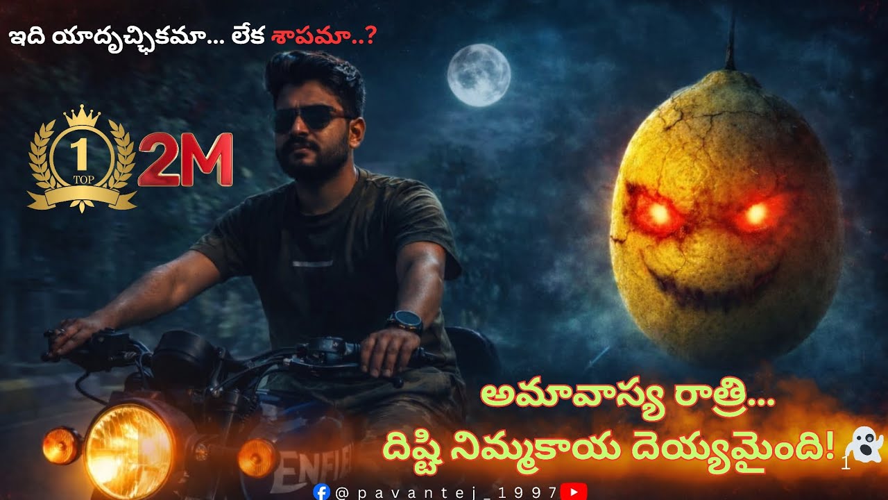 బైక్‌తో తొక్కిన దిష్టి నిమ్మకాయ… ఆ రాత్రి జరిగిన భయం! 😱 Pavantej New chapter| Mini Short Film 🎥