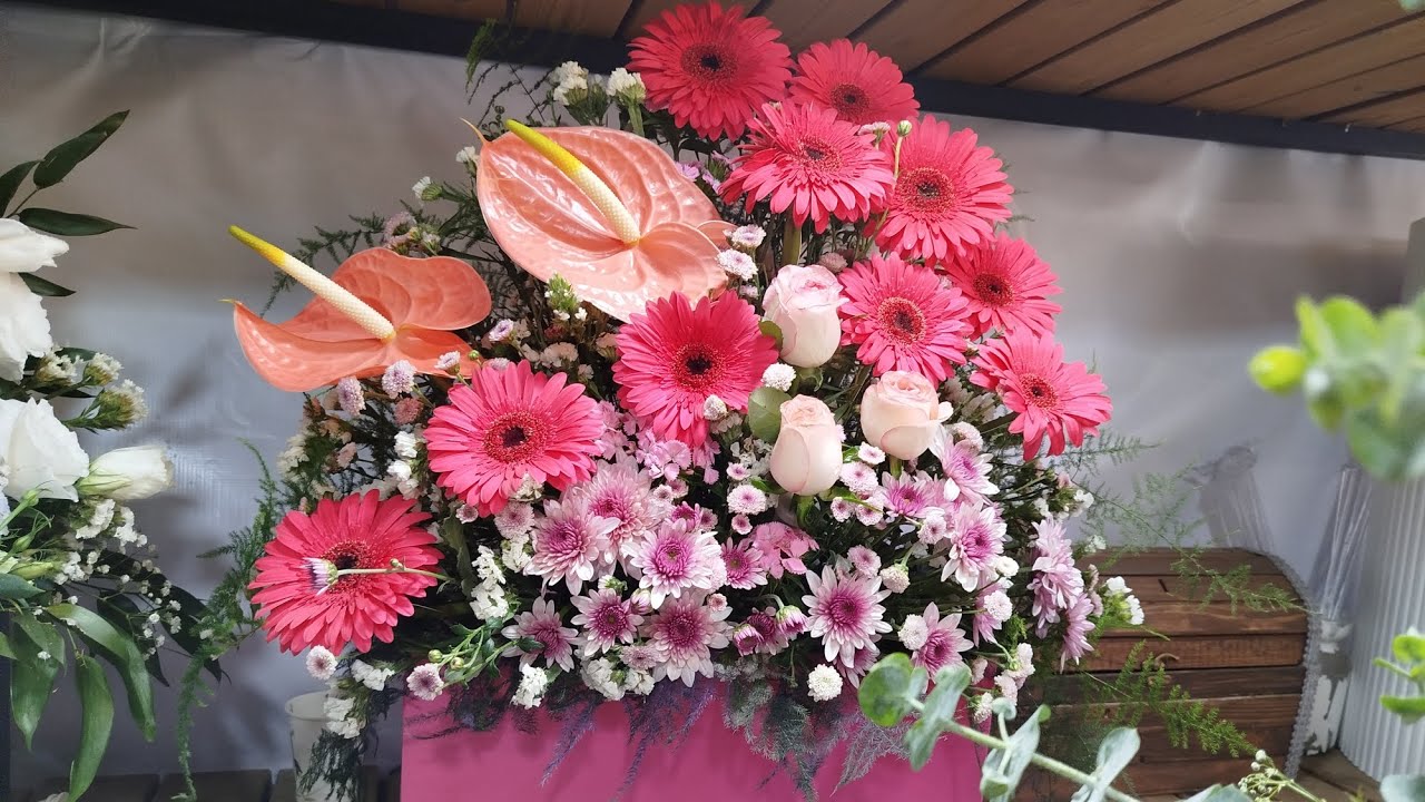 new design flower bouquet arrangements ideas | modern flower box design
