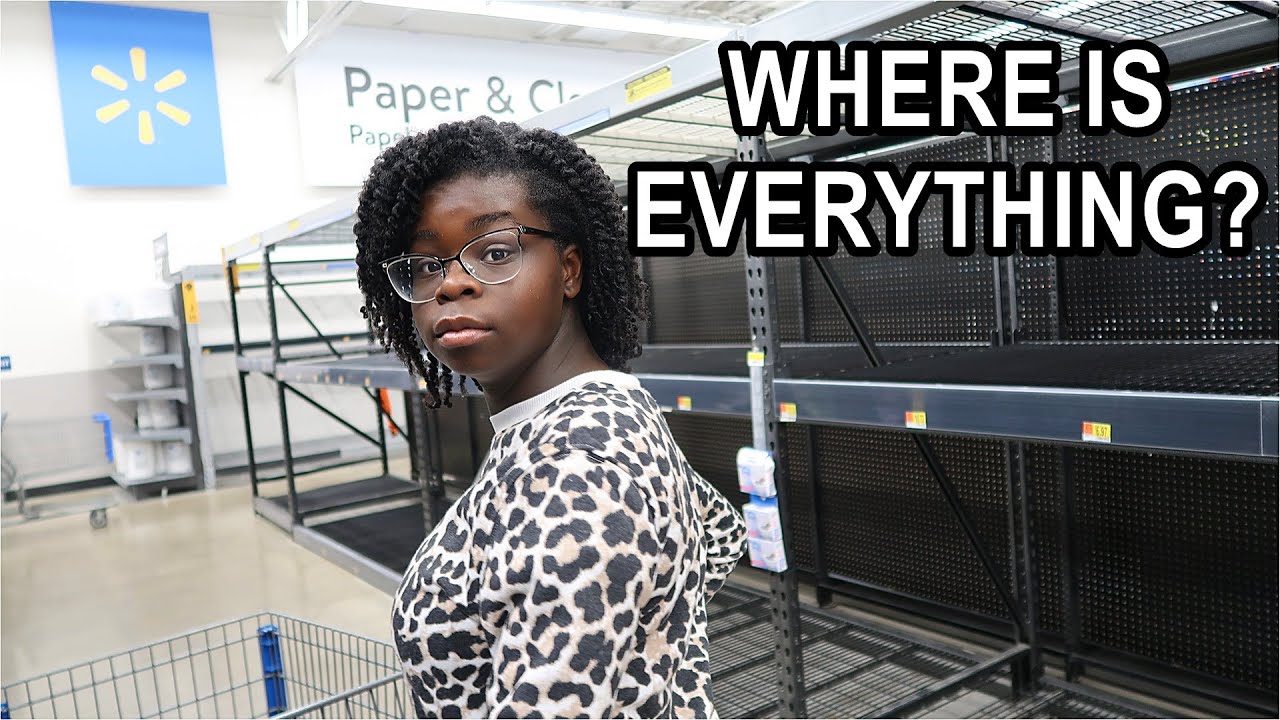 What Happened To All The Food and TOILET PAPER | PANIC BUYING | DNVlogsLife