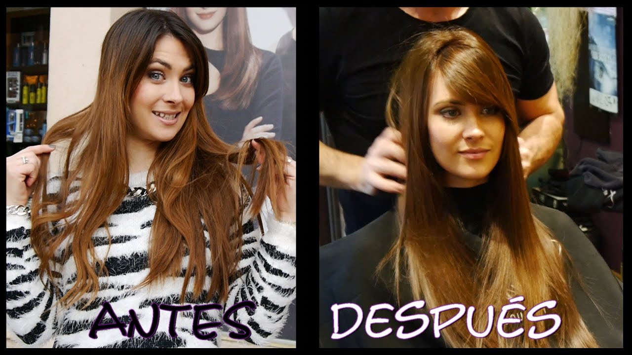 Mi nuevo pelo (color, corte, cuidados...) antes y después. My new hair cut+color.