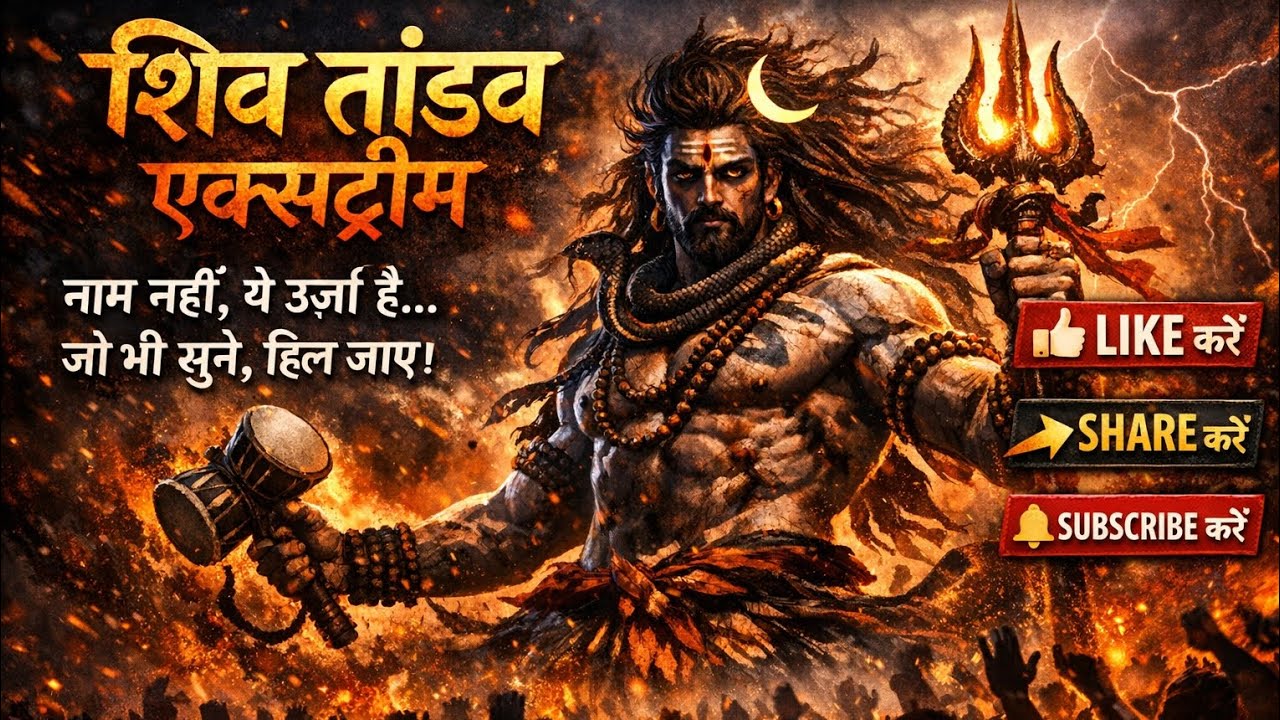 “शिव तांडव एक्सट्रीम – जब DJ बेस में उतरे महाकाल”नाम नहीं, ये ऊर्जा है… जो भी सुने, हिल जाए। 