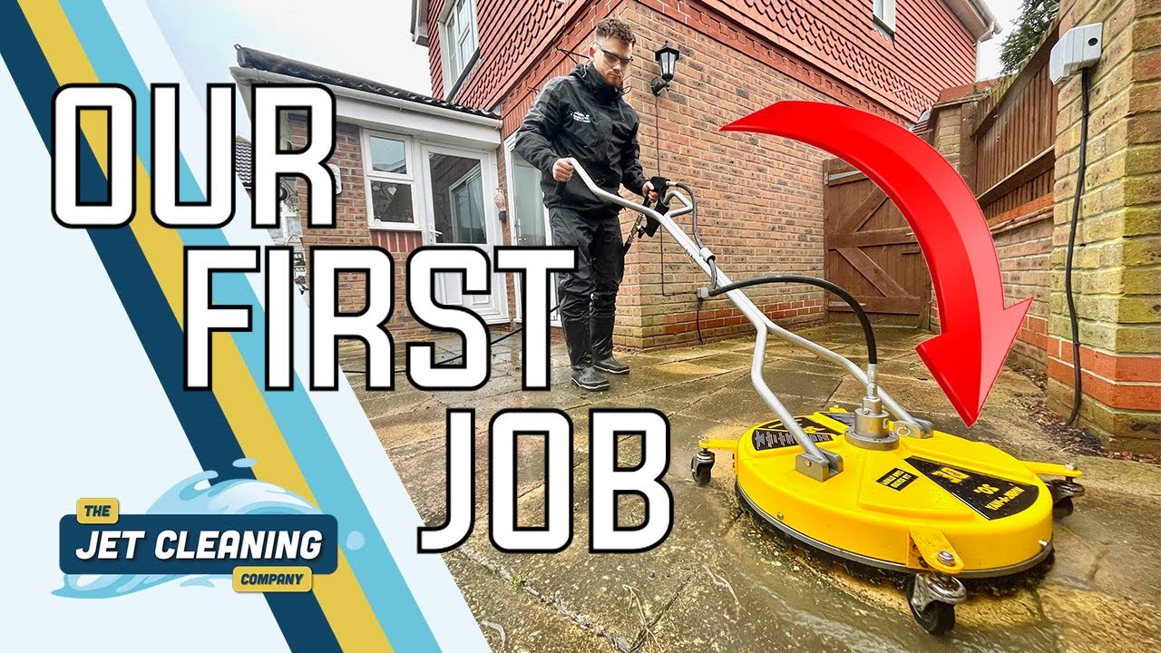 [1] 🤯 Our FIRST Pressure Washing Job | 💦 The Jet Cleaning Company