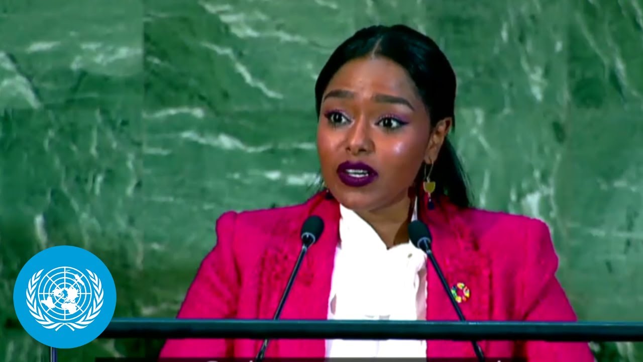 Mayada Adil, Youth Representative at the SDG Summit 2023| United Nations
