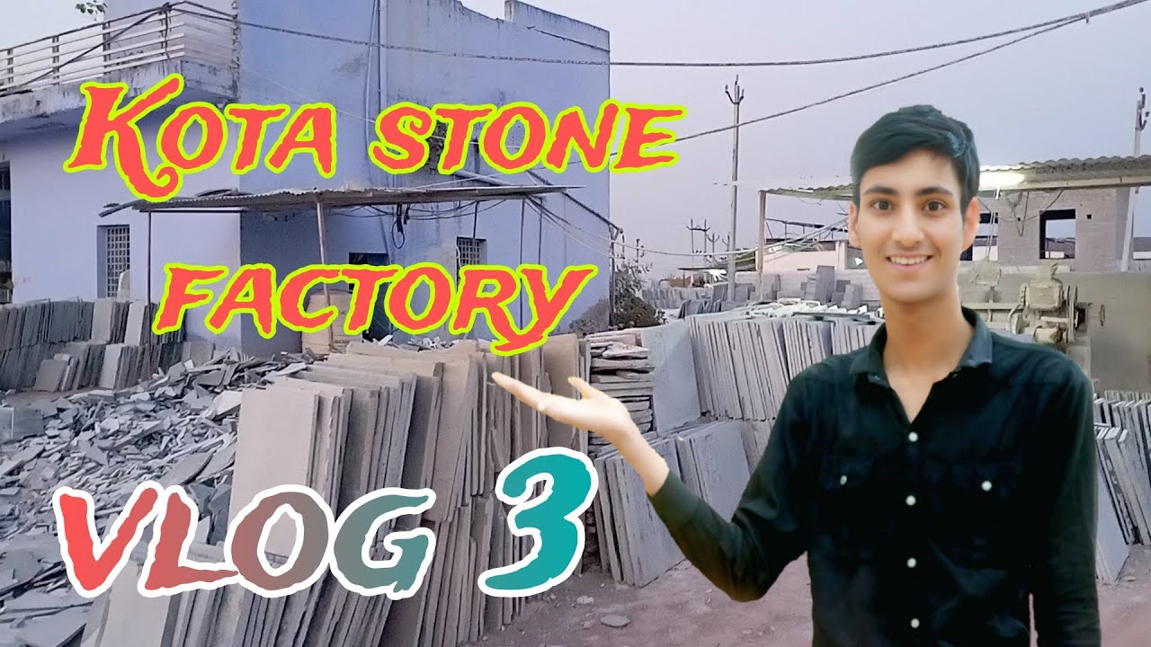 Kota stone factory || Rajsthan kota stone || ramganj Mandi kota factory #kota #kotastone