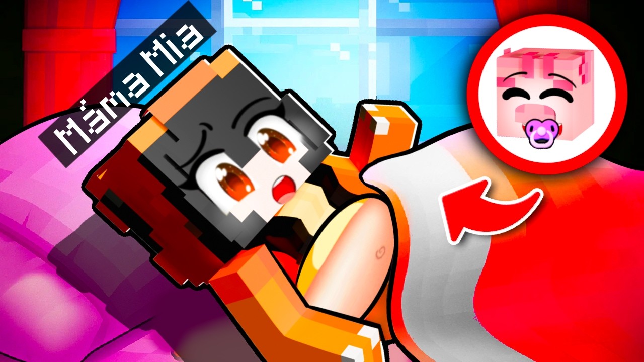 BOUCHAL & MIA čekají MIMINKO v Minecraftu!