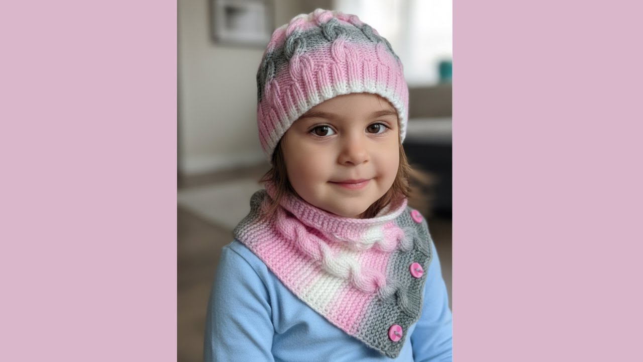 Çocuk boyunluk yapımı #boyunluk #bere #atkı #scarf #knitting #handmade #örgü 