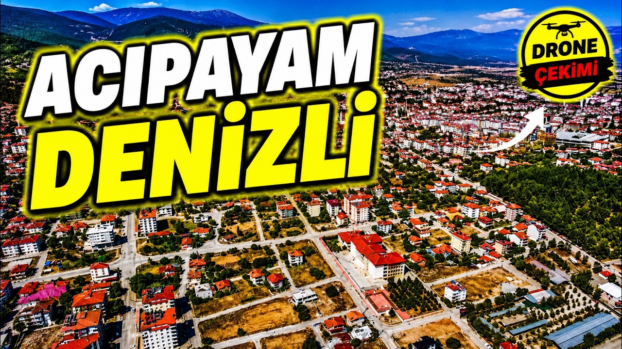 ACIPAYAM DENİZLİ DRONE &Ccedil;EKİMİ (DJİ MAVİC AİR-2) #acıpayam #denizli #denizliacıpayam