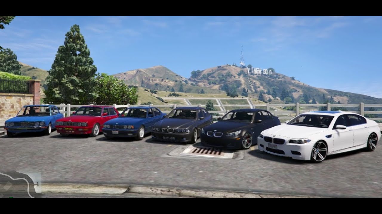 GTA V | BMW 5 SERIES E12 E28 E34 E39 E60 F10 | GTA 5 MOD