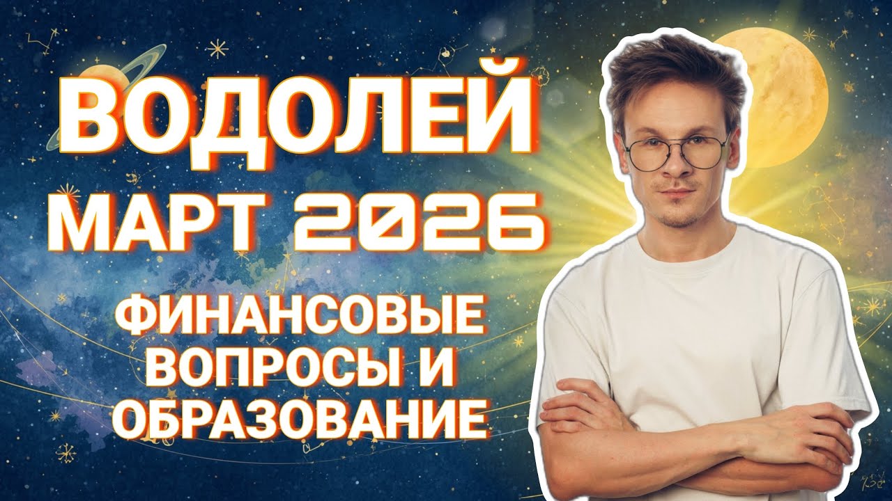 Водолей - гороскоп на Март 2026 года 