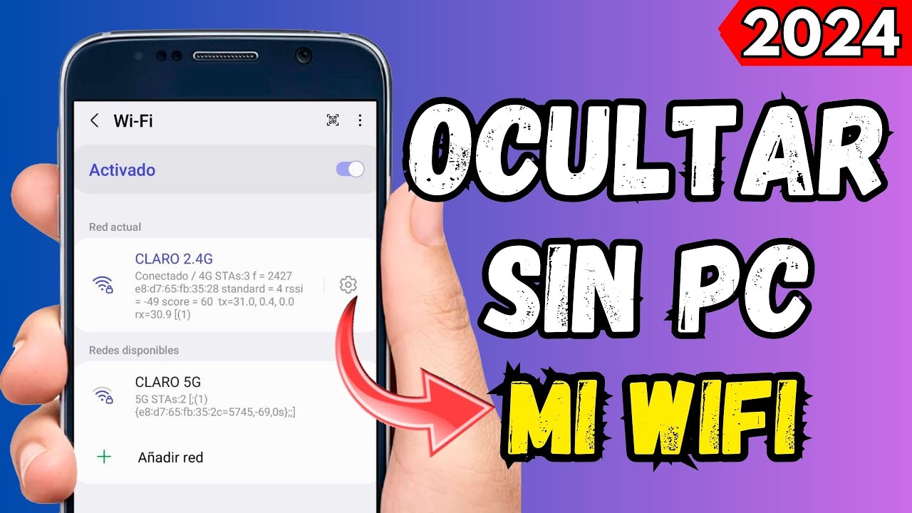 ✅ COMO PONER MI WIFI OCULTO DESDE MI CELULAR / Poner WIFI invisible desde el celular