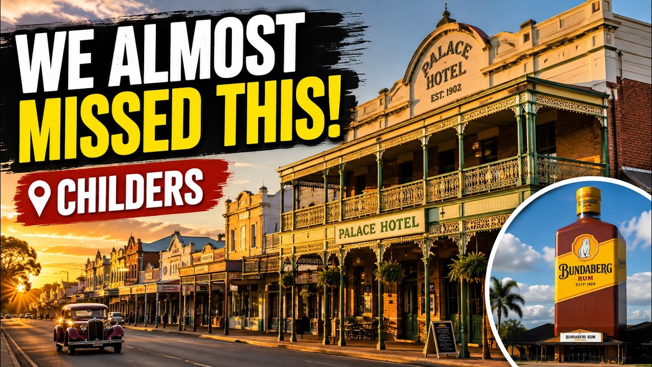 Prawie przegapiliśmy to miasto w Queensland! | Childers i Bundaberg