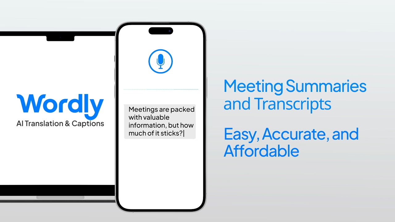 Wordly AI Summaries for Meetings & Events
