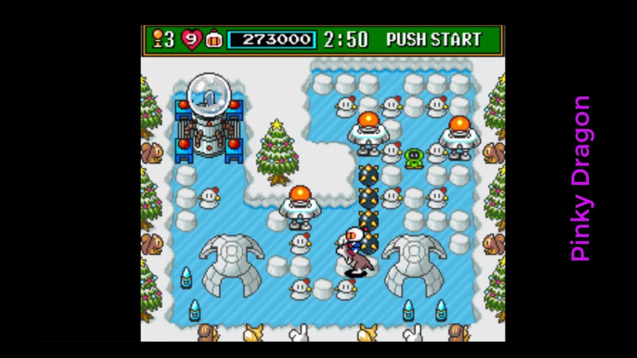 SNES game – Super Bomberman 3 – Pass Through Bomb S5