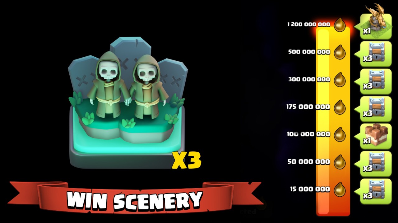 Win Scenery in CLAN RUSH EVENT