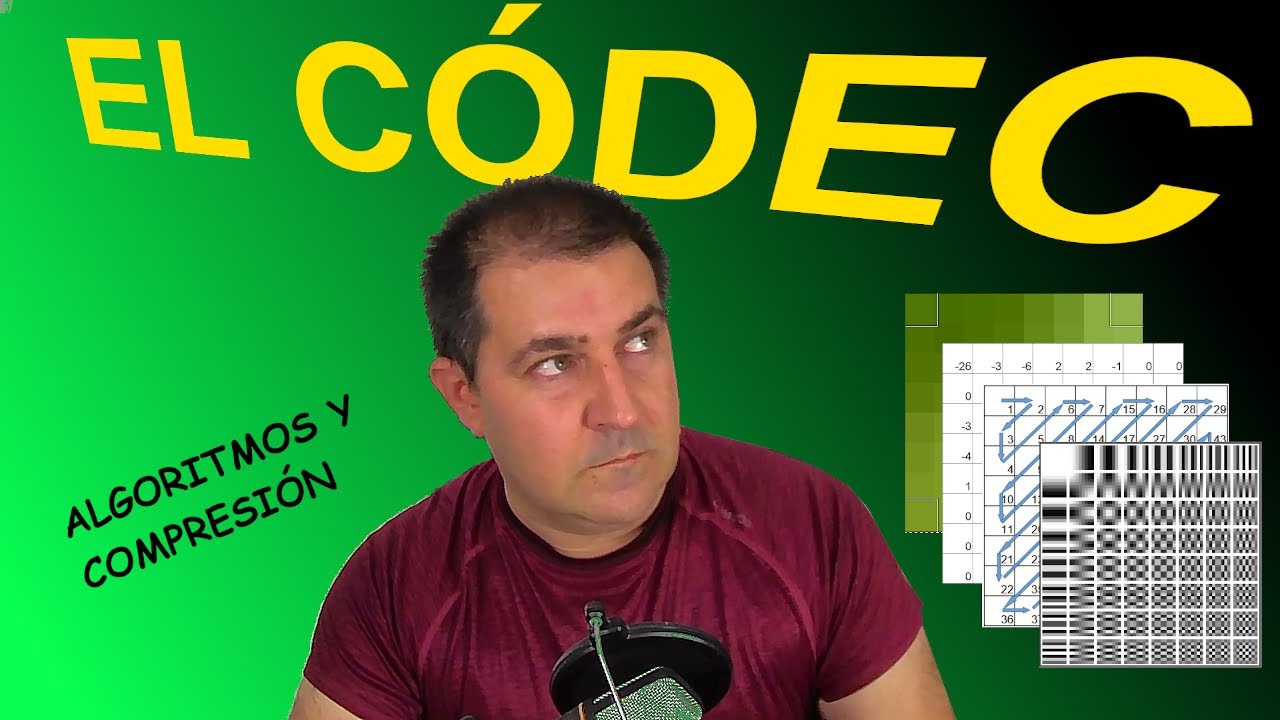 El códec y los algoritmos de compresión de video