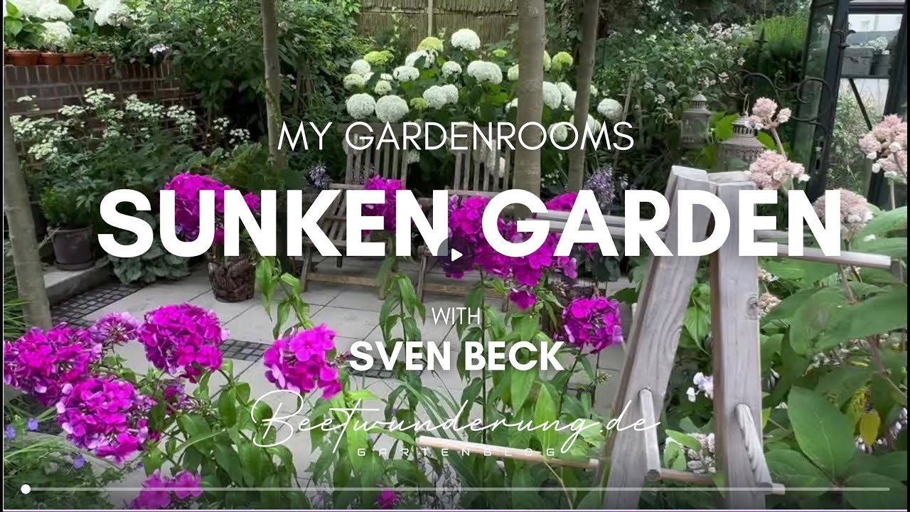 Garten / Garden: My garden rooms: Sunken Garden / Meine Gartenräume: Senkgarten / beetwunderung.de