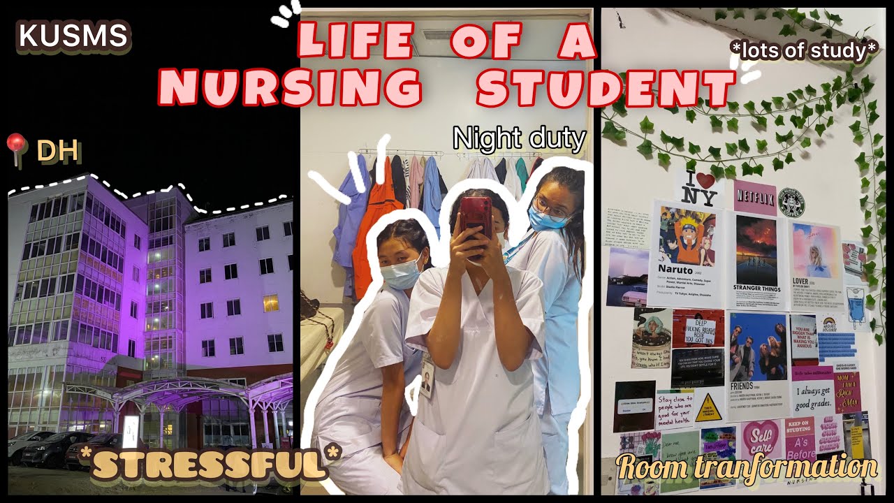 *REALISTIC* DAYS IN MY LIFE as a nursing student ⛅️ *night duty edition* |KUSMS|