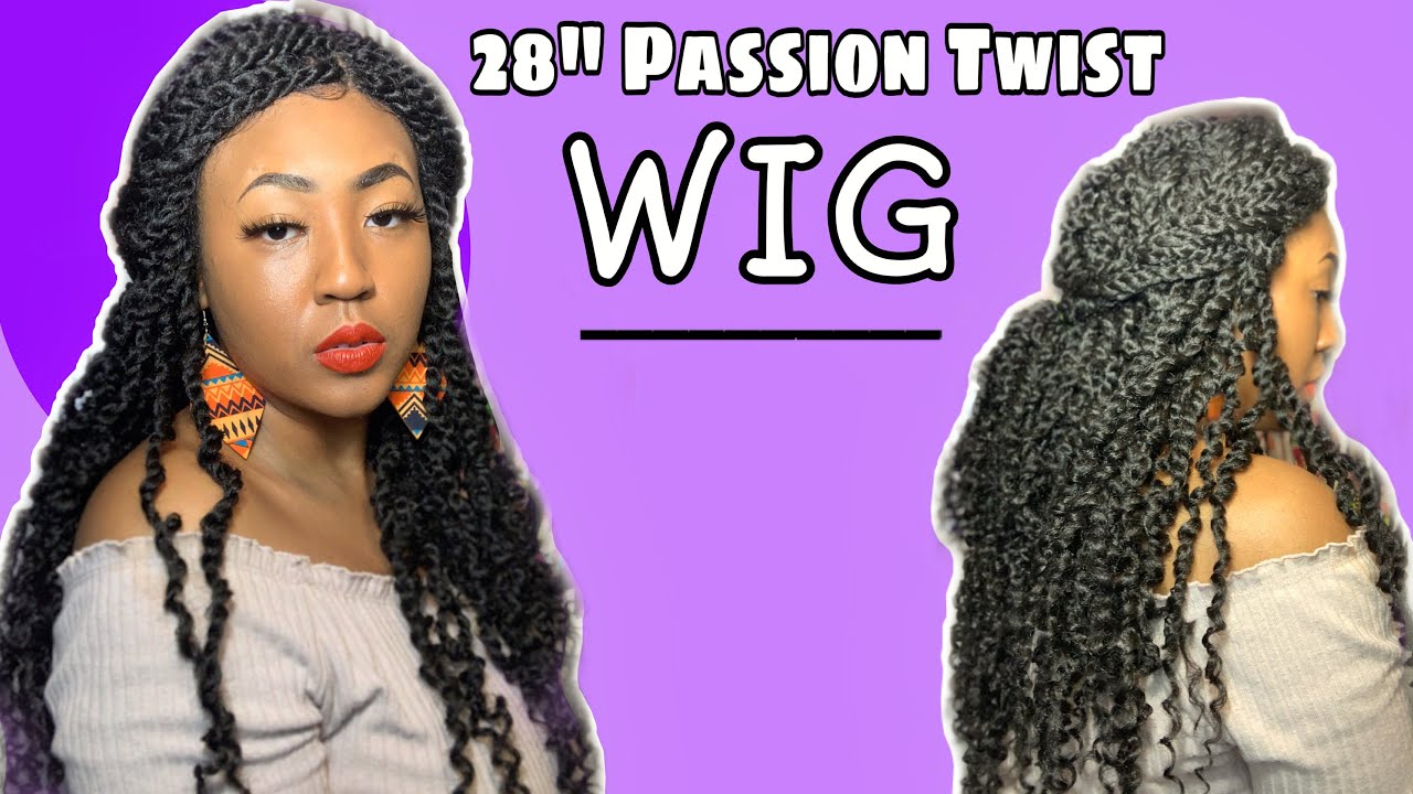 EASY!! Affordable Premade Passion Twist Wig | Sensationnel Cloud 9 4x4 Wig PASSION TWIST 28 Wigtypes
