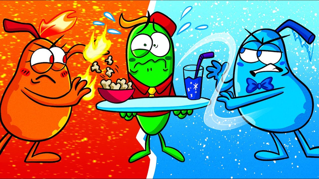 HOT vs COLD || Pear Couple