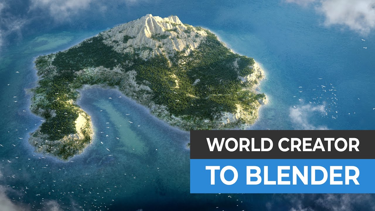 Quickly Add Landscapes to Blender using World Creator 2022 - 3/3 Export