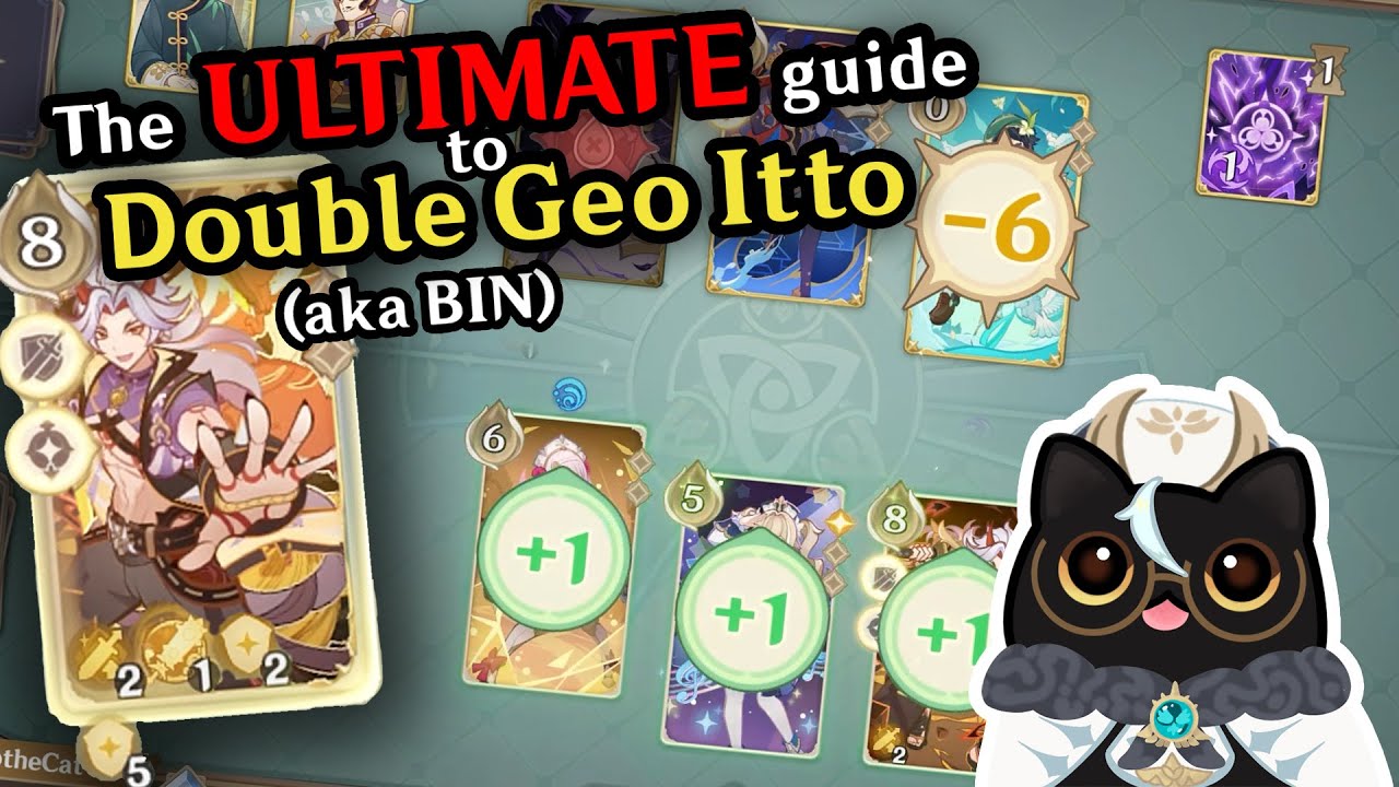 The ULTIMATE guide to Double Geo Itto (BIN) | Invokation Akademy Deck Lab | Genshin Impact TCG