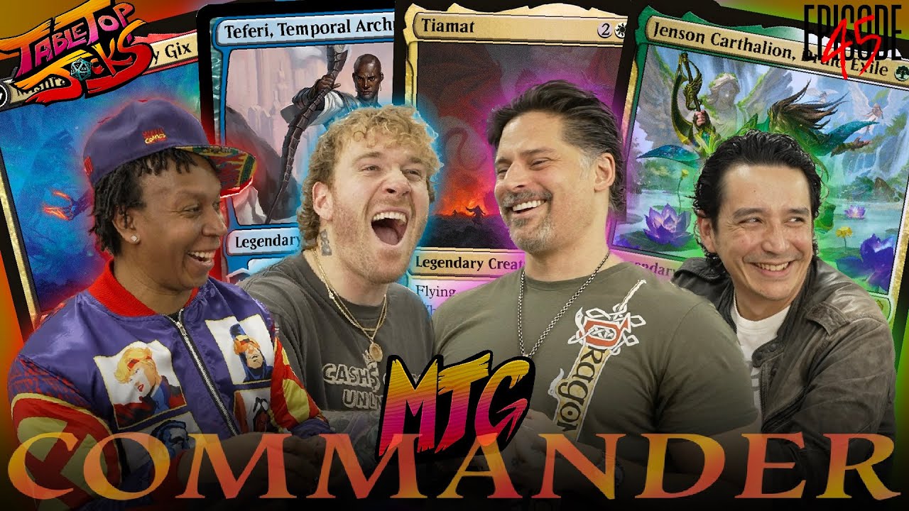 MTG Commander Gameplay Cassius Marsh vs Joe Manganiello vs Gabriel Luna vs BlacknetoTTJ Ep 45