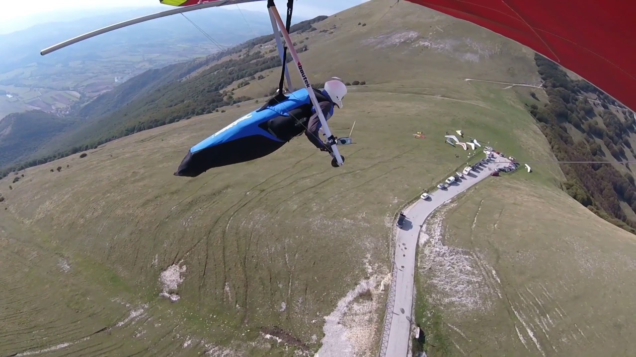 Drachenfliegen am Monte Cucco   Umbrien im September 2016