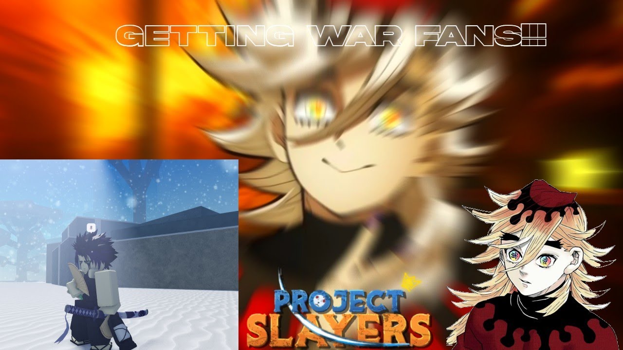 GETTING WAR FANS (DOMA) IN PROJECT SLAYERS UPDATE 1.5