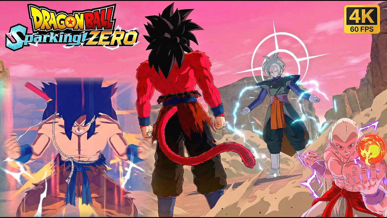MASTERED SS4 GOKU VS ANGEL Z! Insane Epic Unique Battle, Dragon Ball Sparking Zero, 4K 60FPS