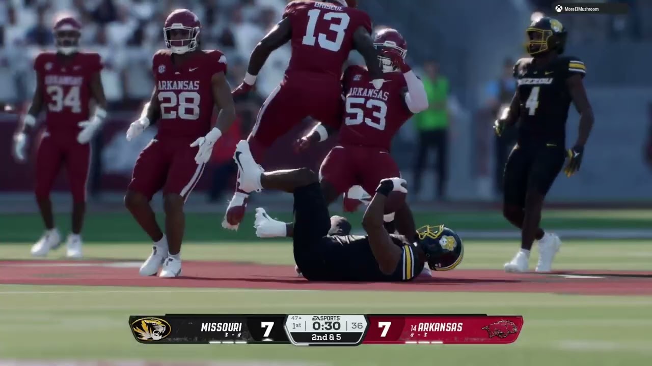 PastaPadre CFB League! Missouri @ #14 Arkansas [User Game] (Rivalry Game)