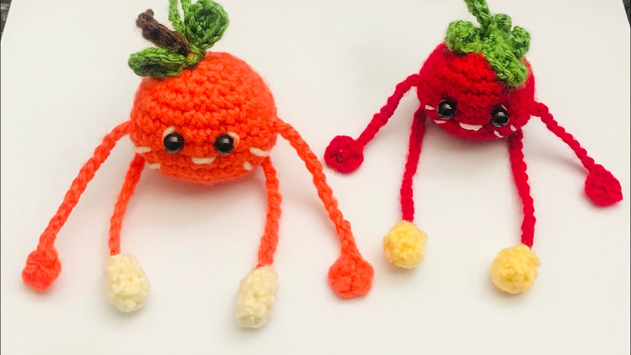 كيف تصنعين برتقالة 🍊#crochet  بطريقة بسيطة 🍊