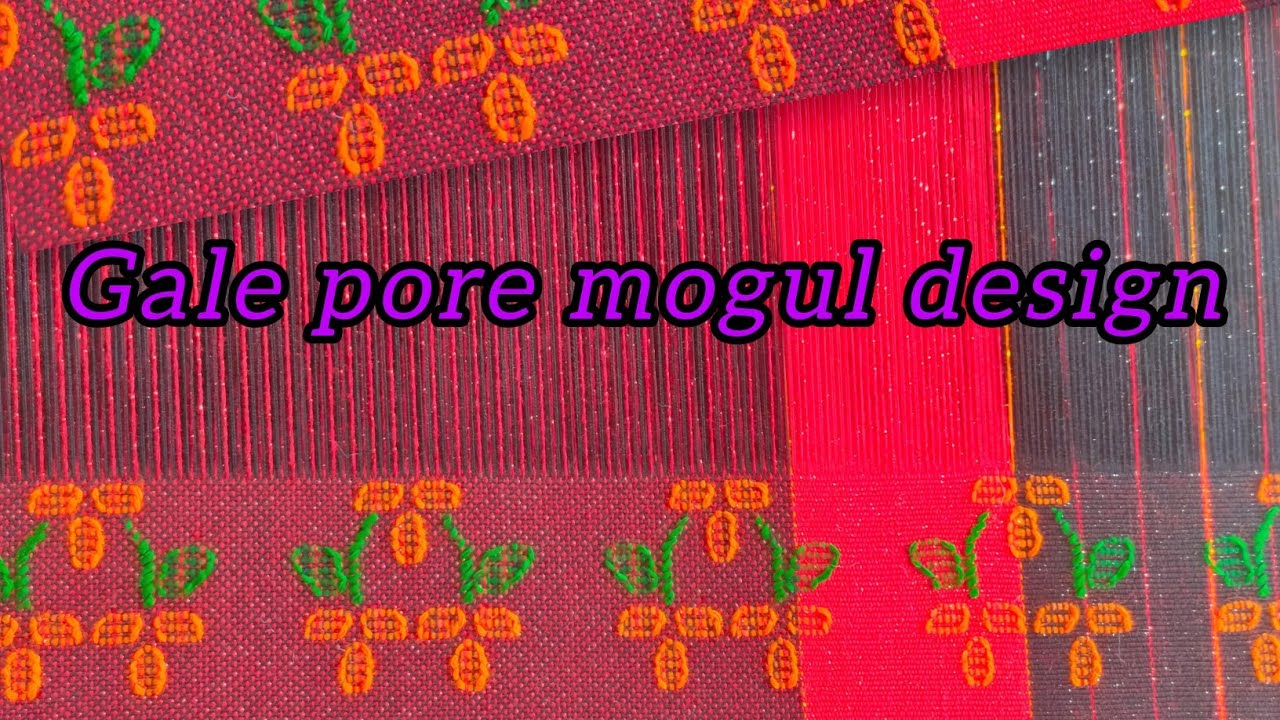 Adi gale pore mogul phool design step by step tutorial part1|Traditional adi gale|Tutorial|phool