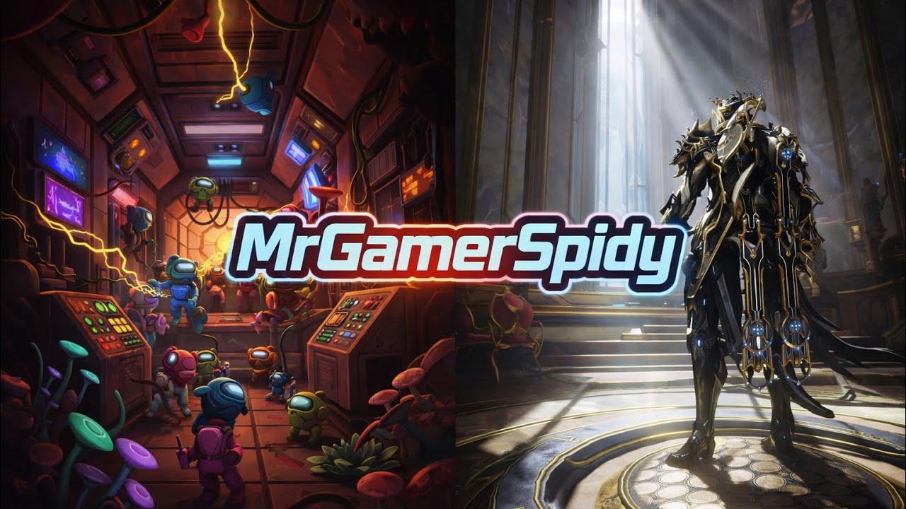 Among and Warframe Live 🔴 || Hindi Gameplay
