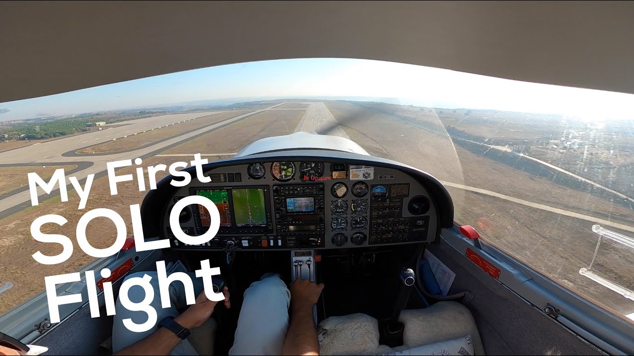 Oytun's First Solo Flight - İlk Yalnız Uçuşum - Diamond DA20