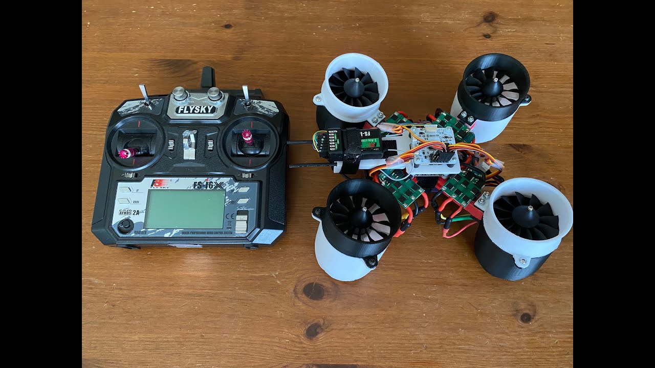 Self Stabilizing EDF Quadcopter