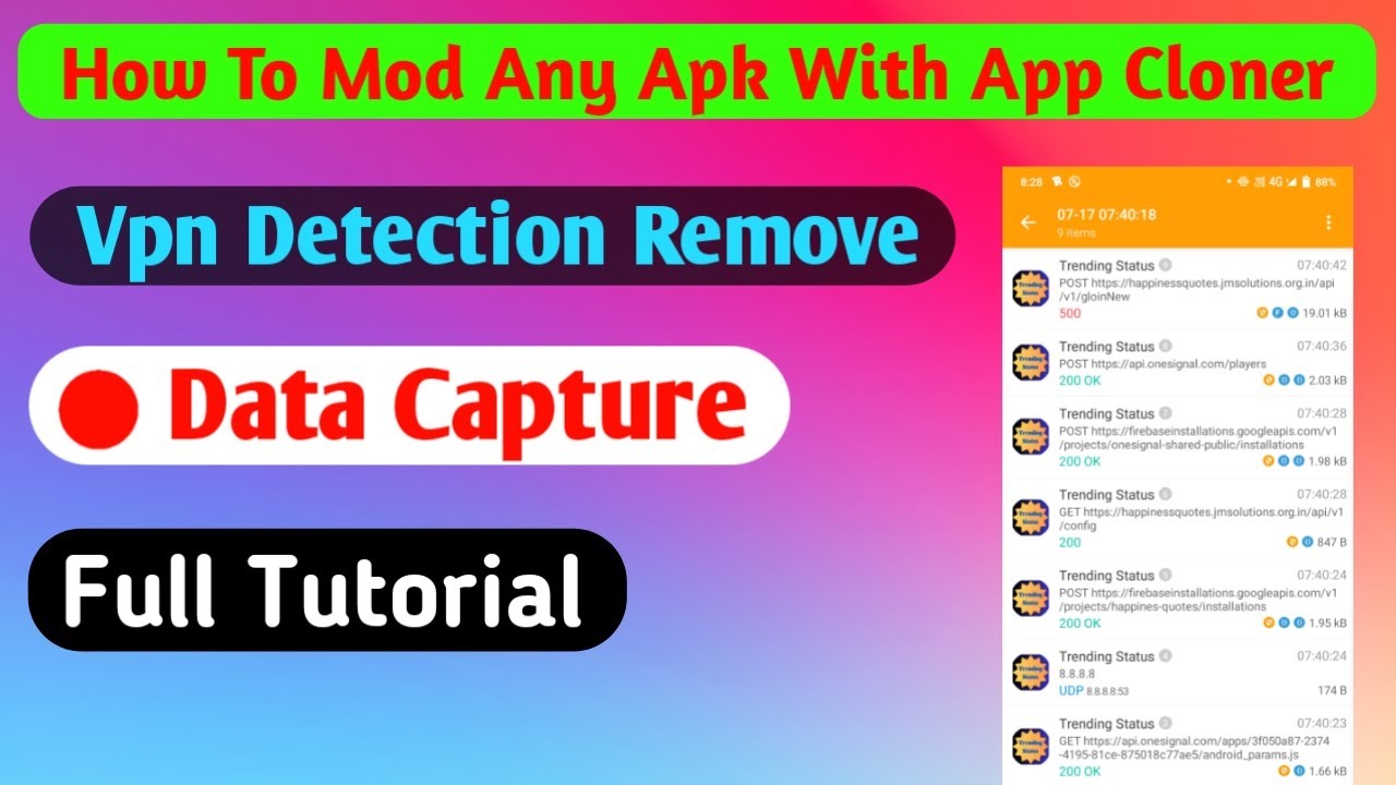 How to mod any app | How to remove vpn detection capture data without parallel space 🥰