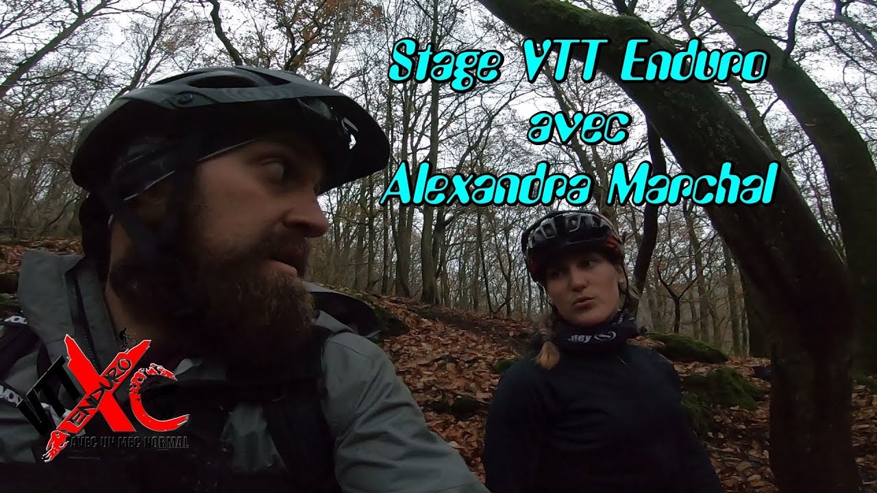 Je fais un stage VTT enduro avec Alexandra Marchal