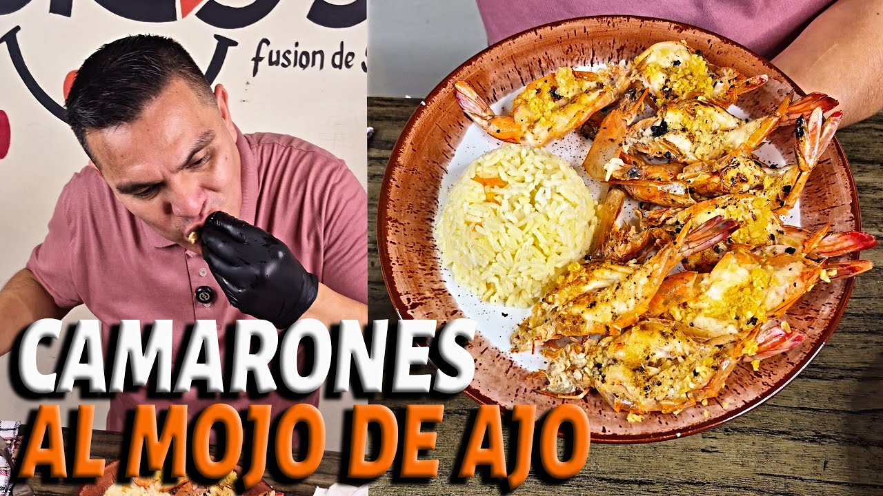 Los mejores CAMARONES al MOJO de AJO muy fáciles y rápidos | RECETA Yokio´s