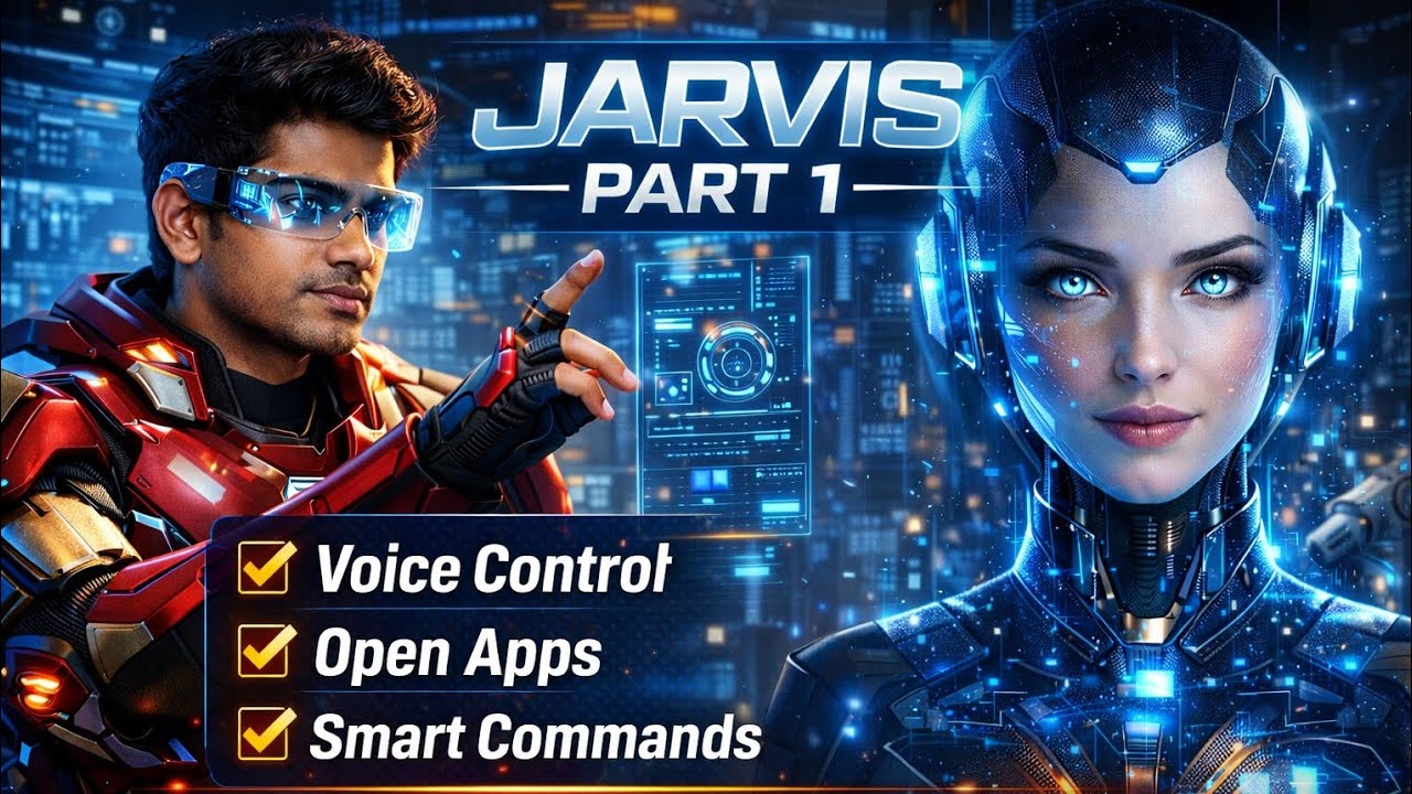 I Built My Own JARVIS AI Assistant in Real Life 🔥 | Voice Commands, Smart Automation & AI Brain 
