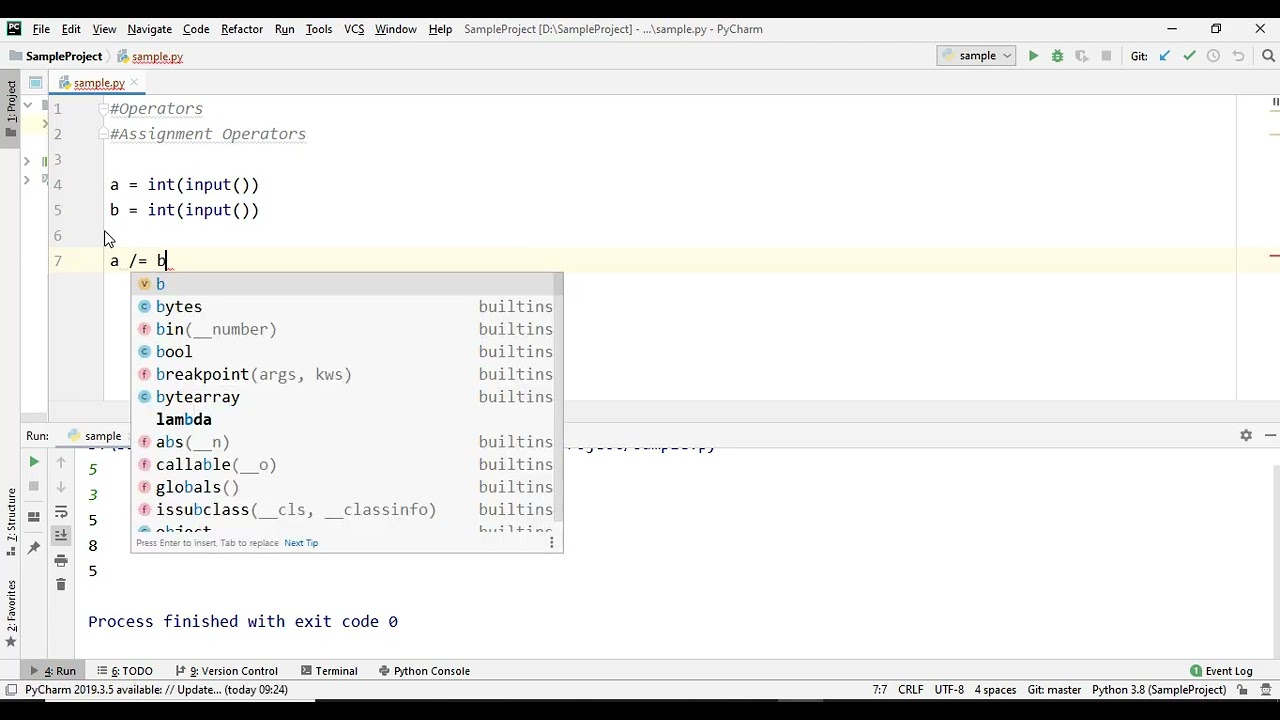 Операторы Python | Полное руководство для начинающих