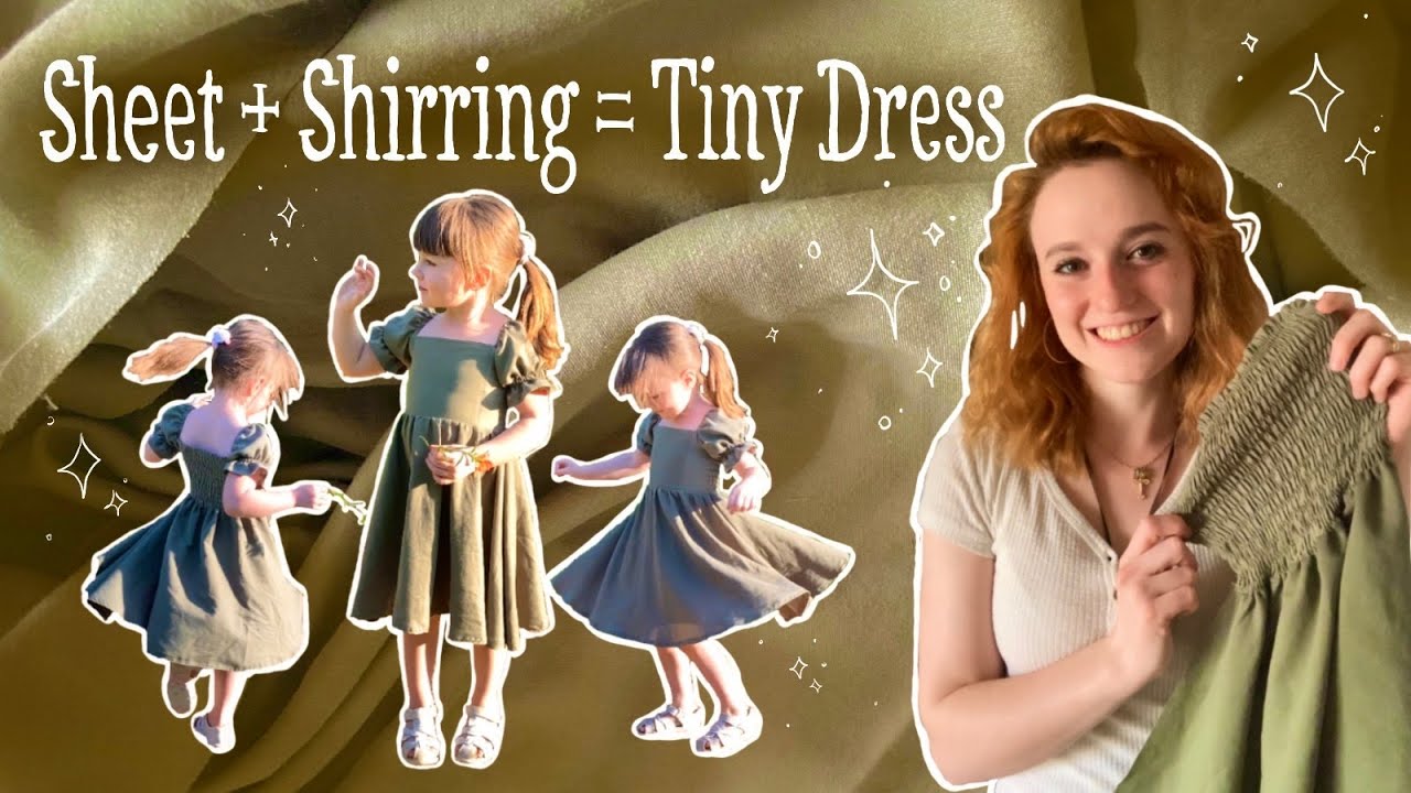 Sewing My Little Sister a Milkmaid Dress