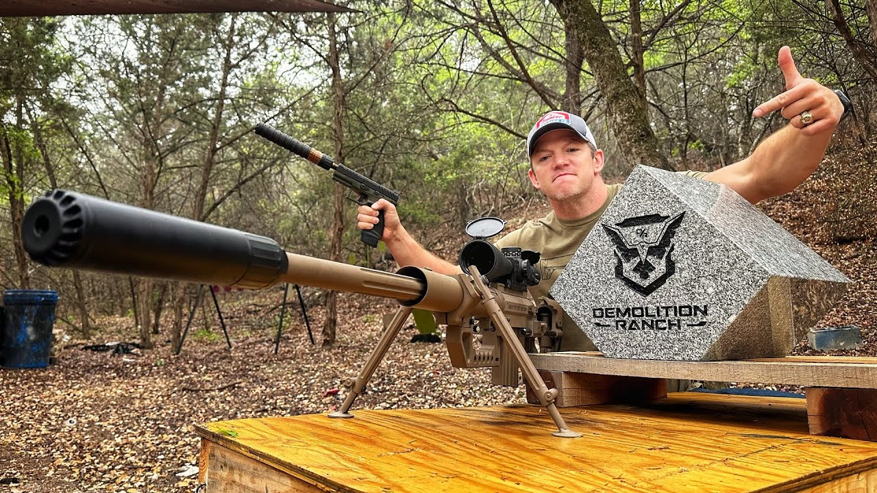 Can The Legendary M200 Intervention be Suppressed??? 408 Cheytac vs. Solid Granite Block!!!