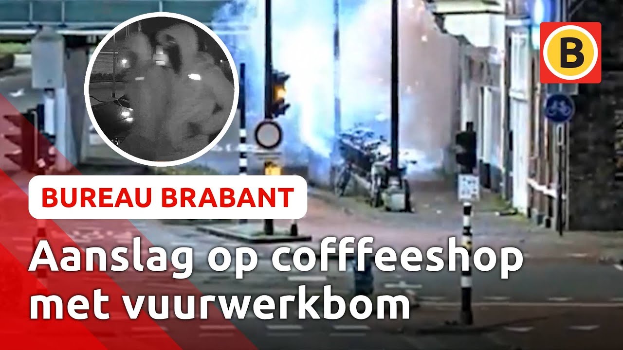 Aanslag op coffeeshop: daders te horen op beeld | Bureau Brabant